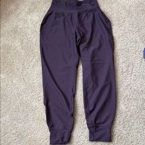 Old Navy Purple High-Waisted Joggers, size small